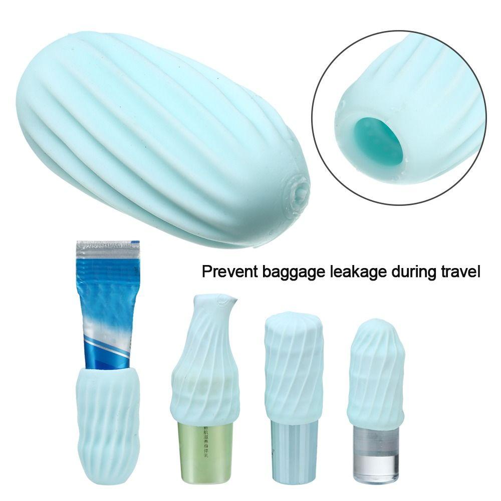 Solighter 4buah Lengan Elastis Untuk Anti Bocor Kualitas Tinggi Reusable Luggage Elastic Sleeve Untuk Bocor