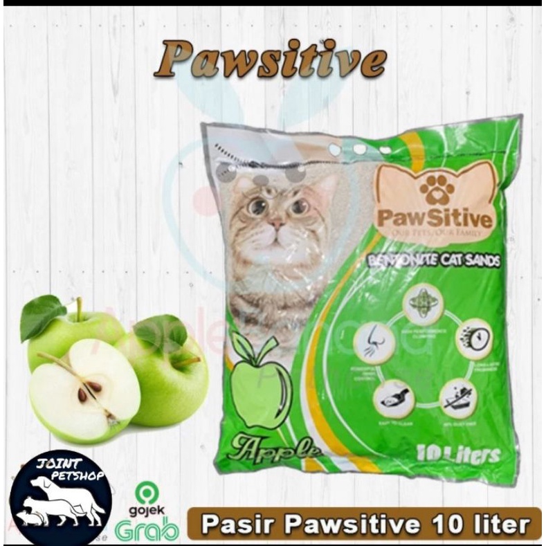 PAKET 3 KARUNG Pasir Pawsitive 10L All Variant / Pasir Kucing Wangi Gumpal 10l