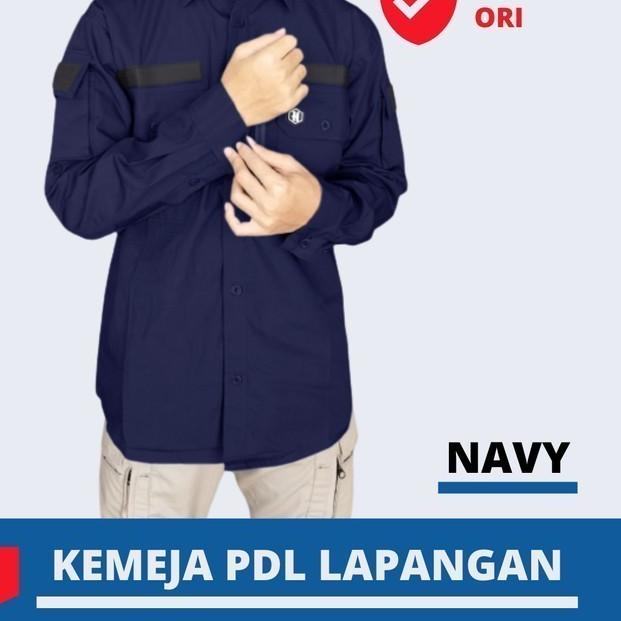 Kemeja Tactical PDL Lapangan Outdoor Baju Taktikal Komunitas Kerja - Navy, XS