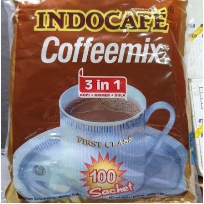 

INDOCAFE COFFEEMIX 1 PAK - ISI 100 PCS - KOPI INSTAN