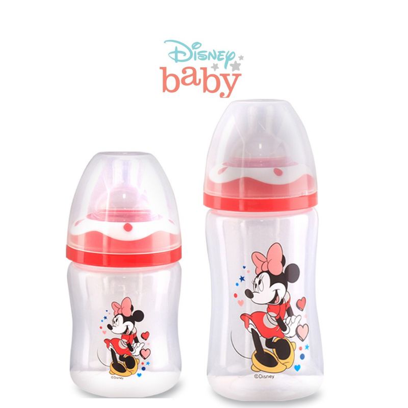 Disney Botol Susu Wideneck Bottle Mickey Minnie Bunny DMM-2011 DMM-2021 - Lustybunny Wideneck Botol Susu Bayi Baby