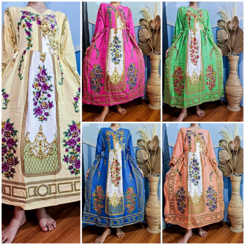 Daster panjang Gajah putih | Longdress chibi | Daster viral | Daster kekinian | Ld 120cm