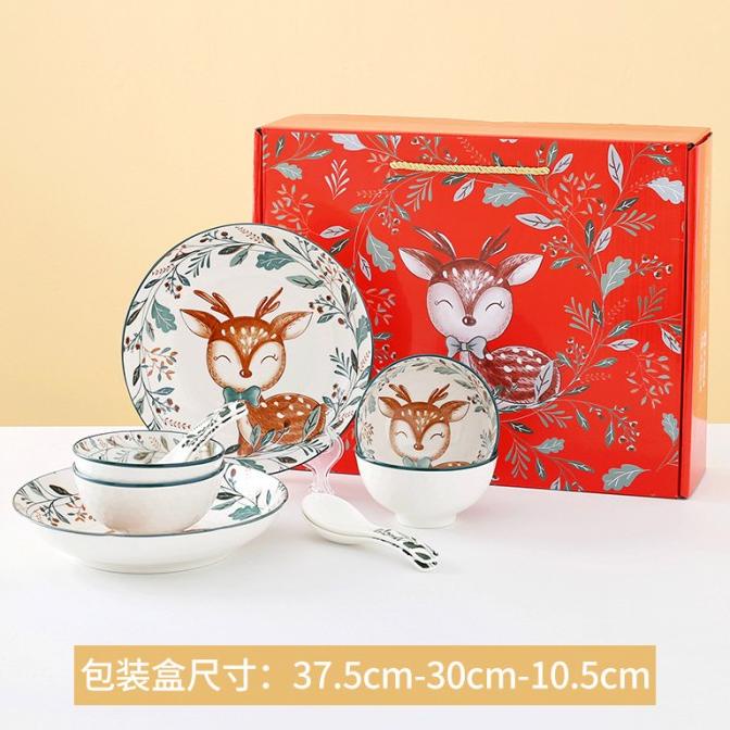 Hampers Natal Dinnerware/Hadiah Natal Set Piring/Kado Natal Storannejaa