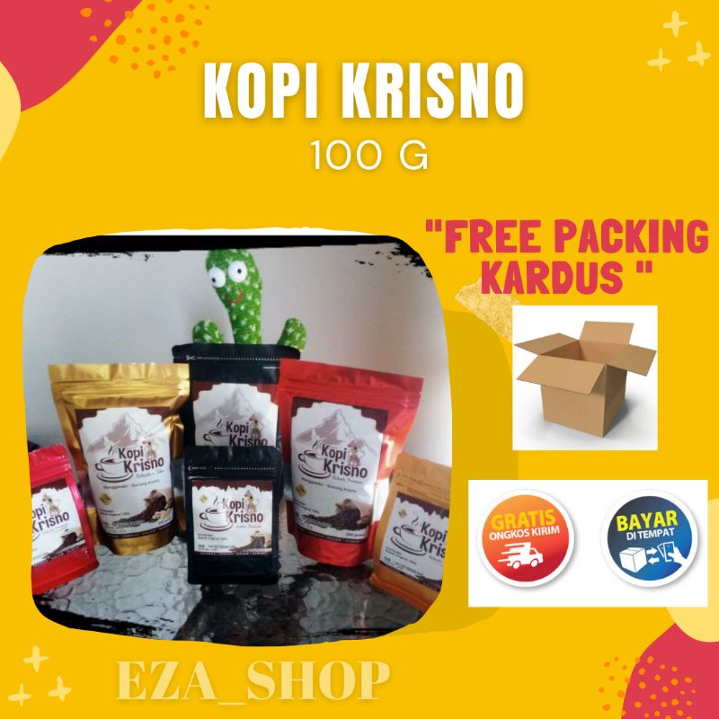 

KOPI KRISNO Kemasan 100g / KOPI ROBUSTA / KOPI PREMIUM / KOPI BIJI ASLI / KOPI ARJUNO / ARABIKA