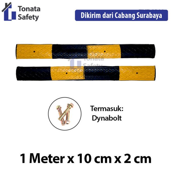 Rubber Speed Bump Kecil / Polisi Tidur Karet 1 Meter