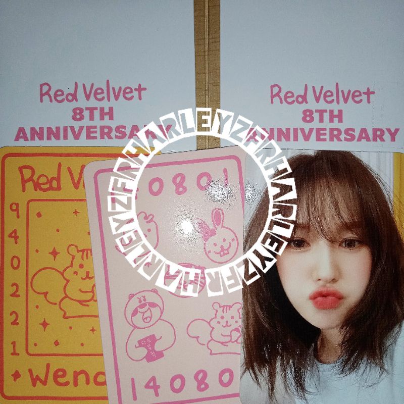 (PELUNASAN) lucky card red velvet anniversary 8th md
