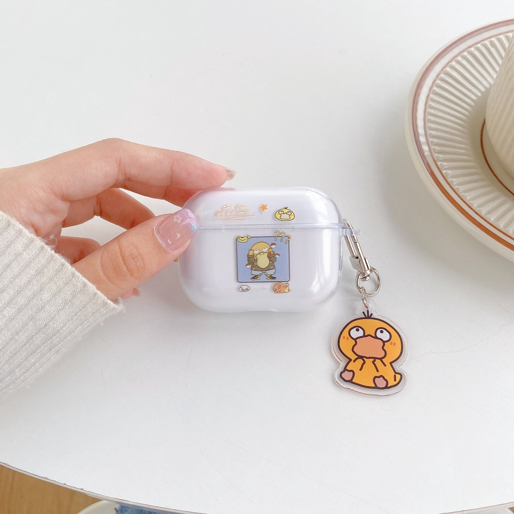 Casing Kartun Lucu Kompatibel Untuk Airpods Pro 2 Case Compatible Untuk Airpods Pro2 Bluetooth TPU Transparan Pelindung shell