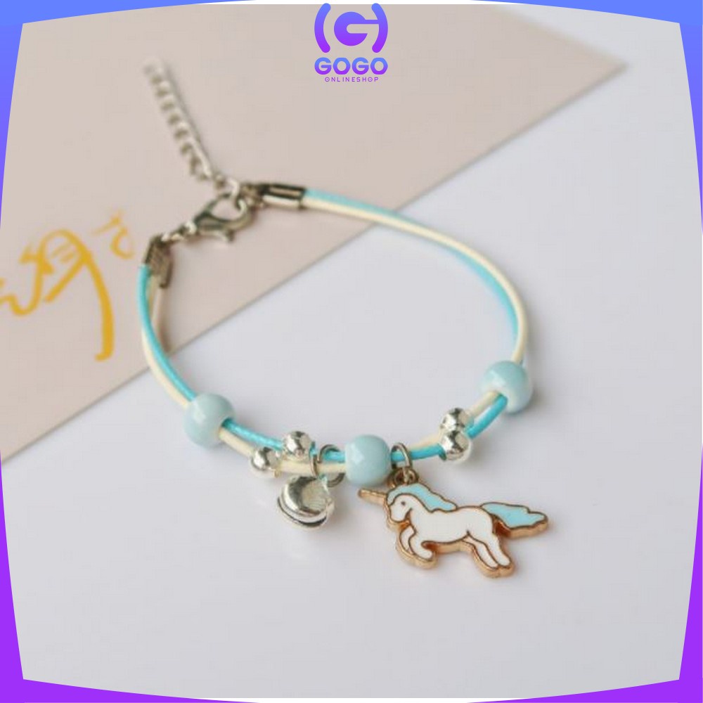 GOGO-K75 Gelang Wanita Karakter Gelang Persahabatan Tali Bracelet Korea Motif Kartun Fashion Gelang Tali Korea