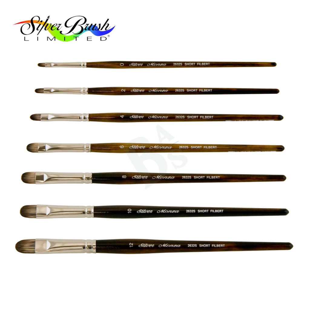 

Silver Brush/ Monza® 2632S Short Filbert SH
