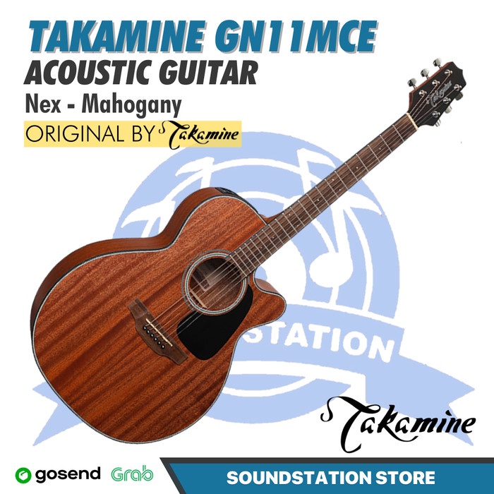 Takamine GN11MCE Nex Body Acoustic Electric Guitar - Gitar Akustik