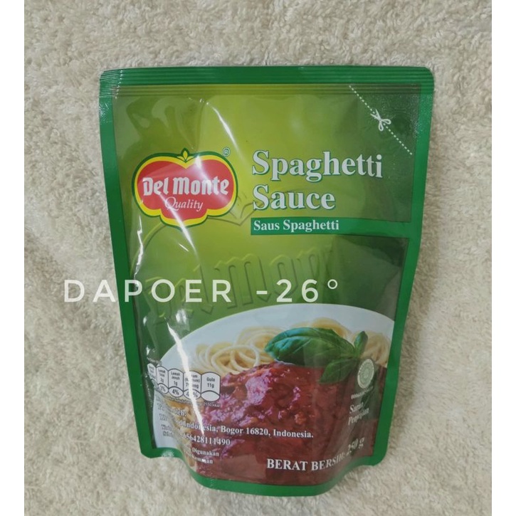 

DAPOER26 - DELMONTE Spagetti Saice 250g