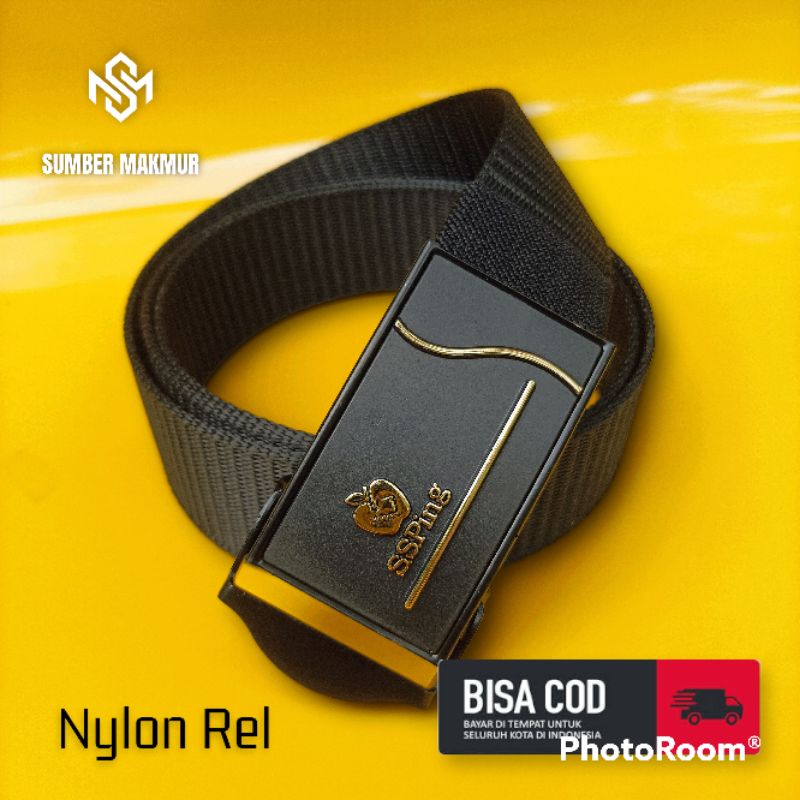 Ikat Pinggang Pria Canvas Sabuk Nylon Canvas Tactical Military Sabuk Pria MenBelt