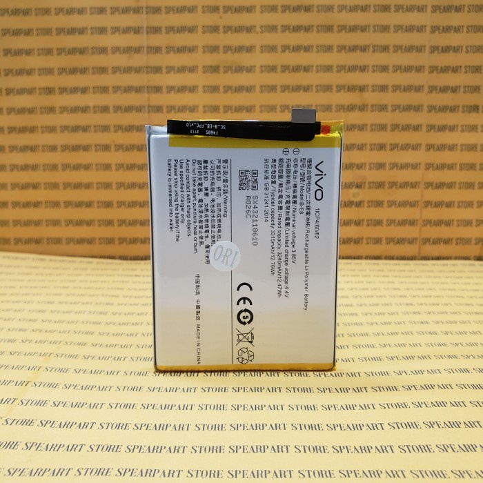 Batre Baterai Battery Batere Vivo V11 V11i B-E8 Original