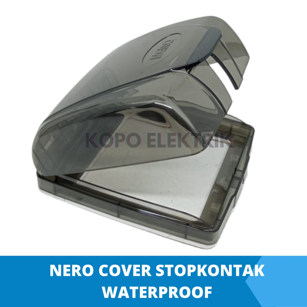 NERO Cover Stop Kontak Waterproof 1 Gang Outdoor A6FSH