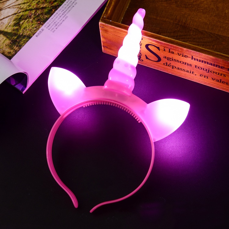 Bando Led Lampu Nyala Karakter Unicorn Anak Buat Pesta ulang tahun