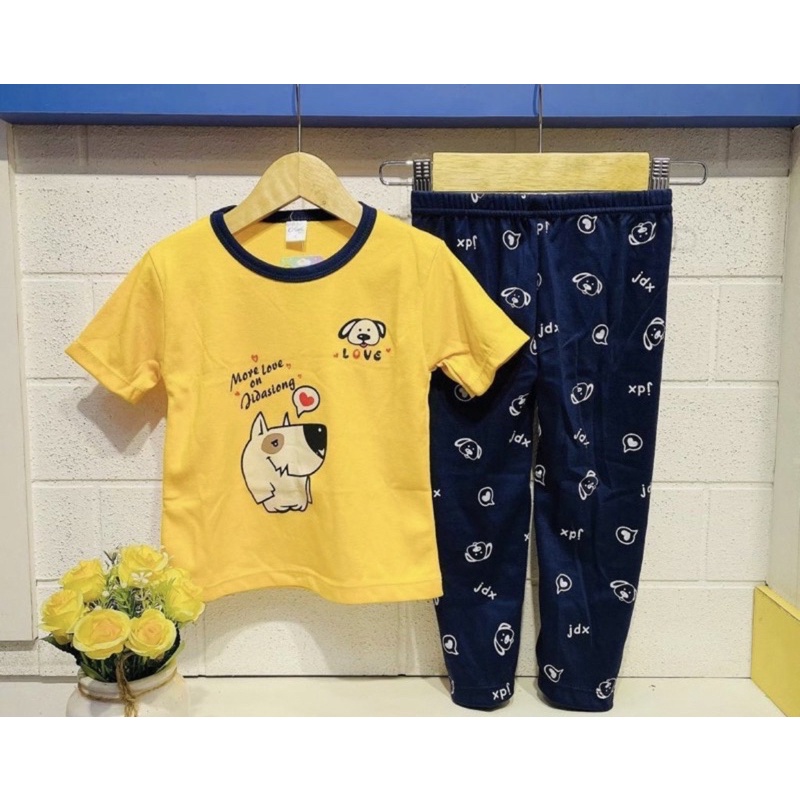 BAJU PIYAMA ANAK BALITA 1-10THN KAOS IMPORT SET CELANA PANJANG S-2XL