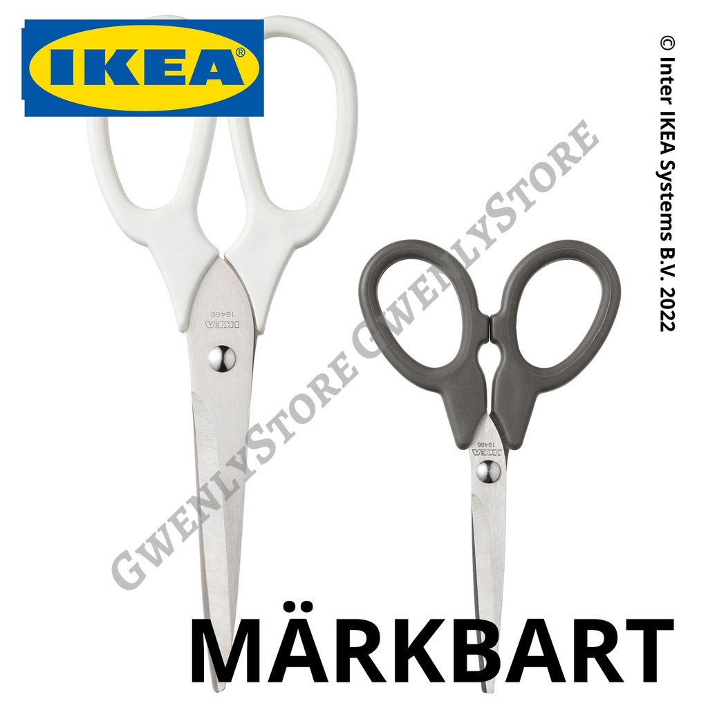 

MARKBART set 2 gunting dapur kertas besar dan kecil serbaguna