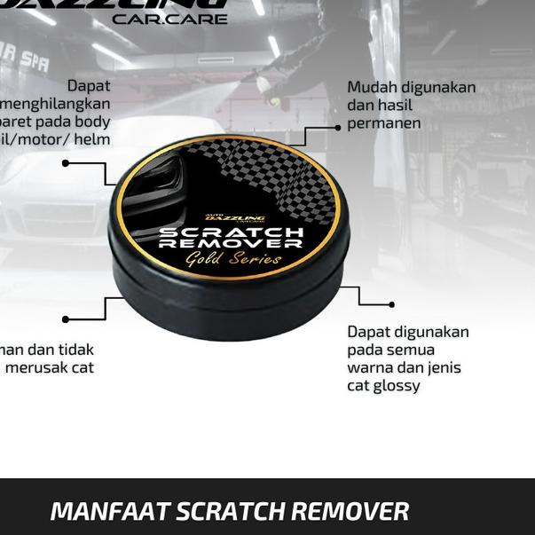 SCRATCH REMOVER PREMIUM PENGHILANG BARET BODY MOTOR MOBIL HELM TERBAIK - SCRATCH REMOVER