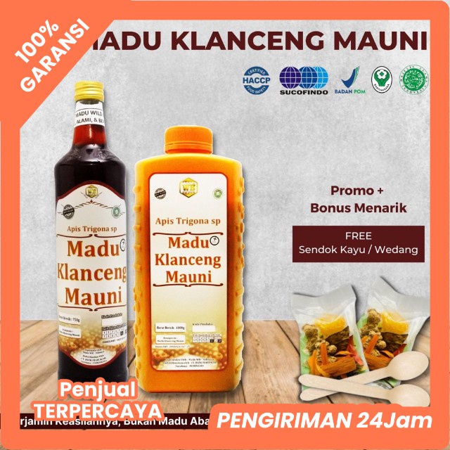 

ASLI 100% MADU ASLI - Madu Klanceng Mauni / Lebah Apis Trigona - Garansi Murni & Asli 100% - Wild Bee - Beli 10 Gratis 1