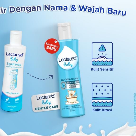 Lactacyd Baby Gentle Care 150mL + FREE Yummy Bites Rice Crackers