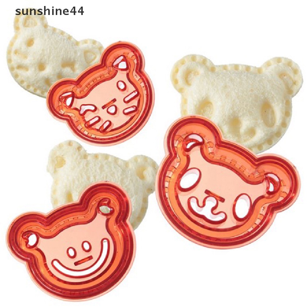 Sunshine 1 Set Cetakan Pemotong Sandwich Untuk Sarapan Anak