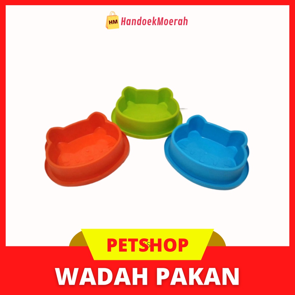 Tempat Makan Single Hello Kitty Anti Semut / Wadah Pakan / Pet Bowl Kucing &amp; Anjing Murah