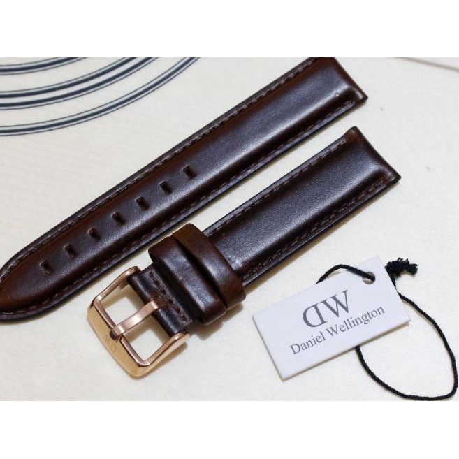 Strap Tali Jam Tangan DW Kulit ORIGINAL 100% - + Springbar