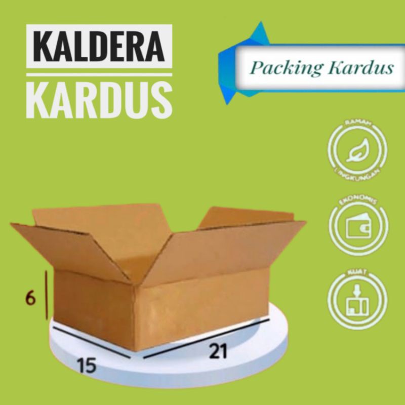 

kardus packing 21 x 15 x 6-karton Box Dus kotak kemasan packaging kecil polos murah