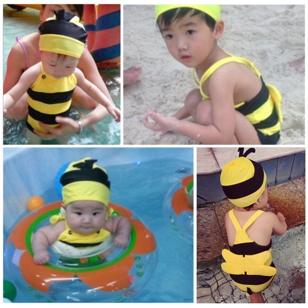 Baju Renang Anak Bayi Balita Lebah - Children Baby Swimsuit (Impor)