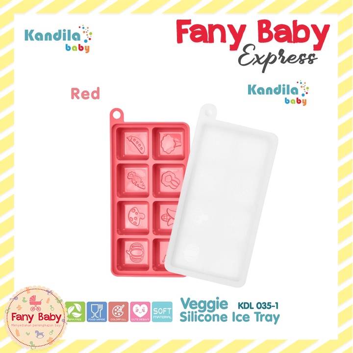 KANDILA BABY VEGGIE SILICONE ICE TRAY / KDL035-1