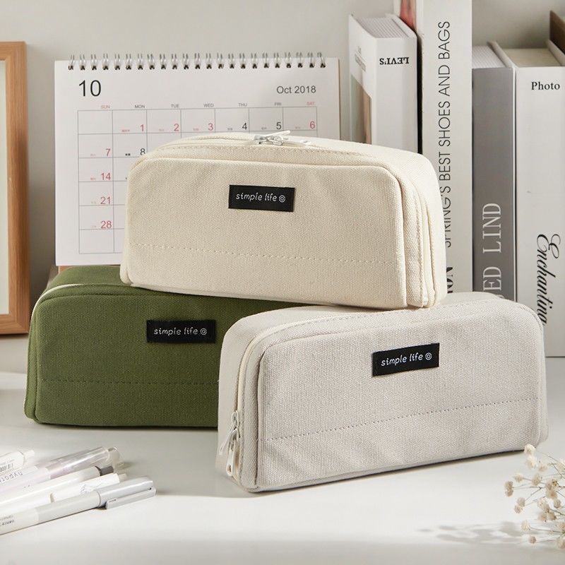 ☏◄♞Sera Sera 2022 Baru Tas Pensil Bernilai Tinggi Sederhana Angin Dingin Kotak Alat Tulis untuk Anak Perempuan Jepang Kapasitas Tinggi Siswa SMP