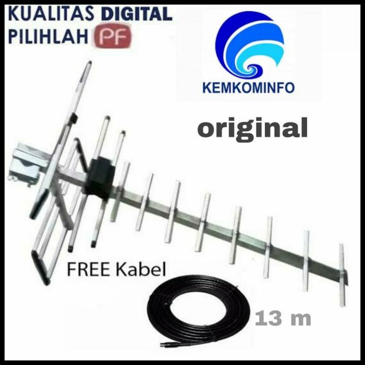 Antena Digital Antena Tv Outdoor Original + Kabel 13M