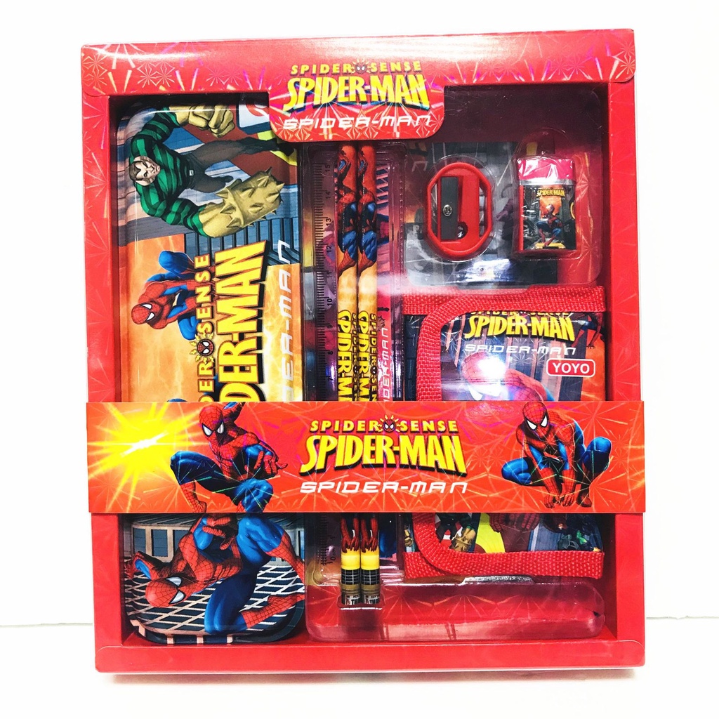 

D3W! INDOLAPAK (ATS06) Alat Tulis Set Motif Lucu Karakter Unik Import Stationary Set Pensil Pena