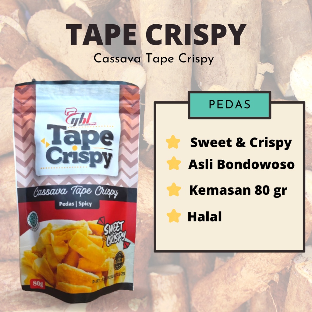 Tape Crispy 'Cassava Tape Crispy'