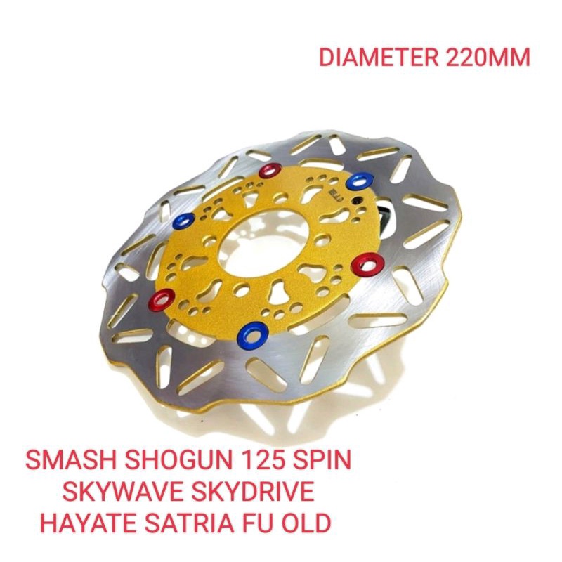 PIRINGAN CAKRAM STANDAR VARIASI DEPAN SMASH SHOGUN 125 SPIN SKYWAVE SKYDRIVE HAYATE SATRIA FU OLD (PNP)