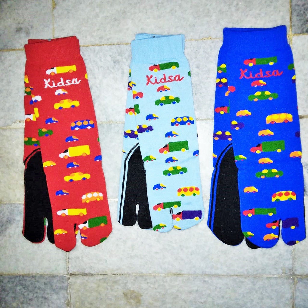 Kaos kaki kanik anak kidsa laki laki perempuan motif smile picnic space sunflower aljabar flower polkadot traveli alfabet