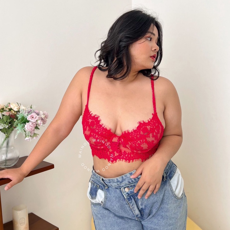 KAYLA bralette / bra kawat size 32A-38C (S-XL) - WAINODSHOP