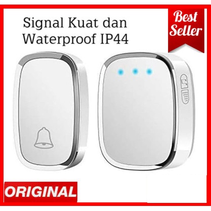 150/300M Bel Rumah Wireless Door Bell Pintu IP44 Waterproof 1 receiver