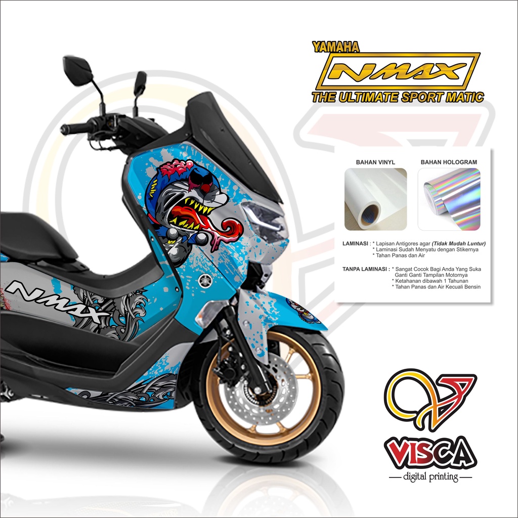 Decal Nmax 2020 Decal Nmax 2021 2022 Full Body Dekal Nmax Stiker Nmax 2020 Full Body Doraemon Zombie