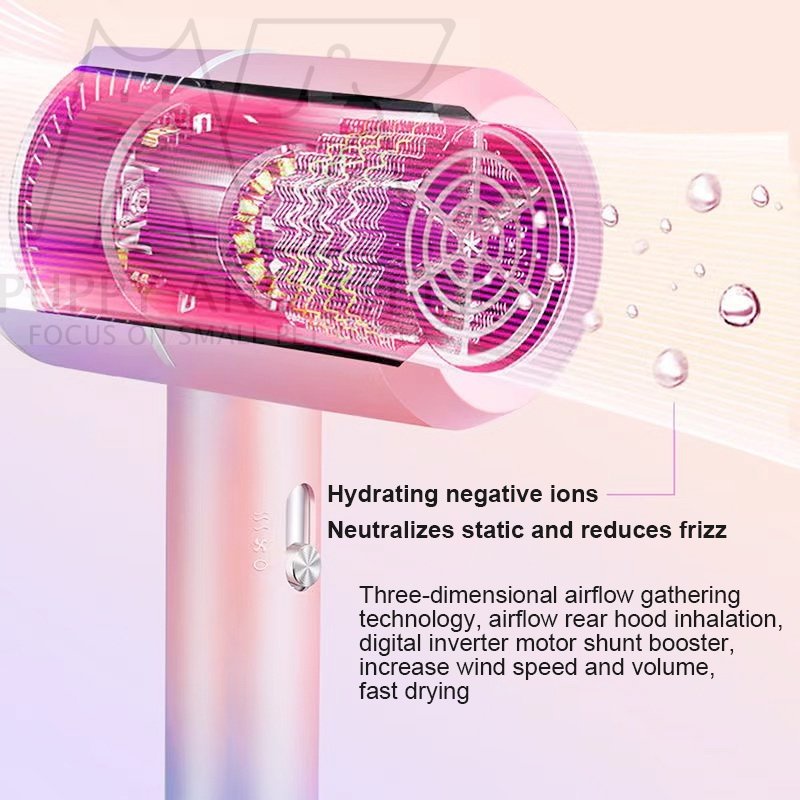 Pet Blower Grooming Kucing Hair Dryer Kucing Pengering Bulu Kucing Anti Bising