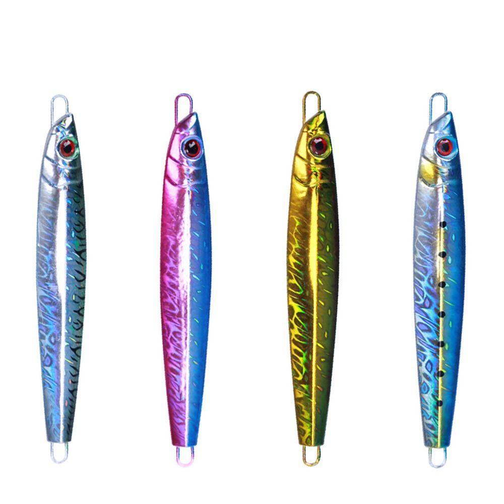 Preva Metal Fishing Lure Hot 3d printed Ikan Kecil 100g 120g 4warna Spanyol