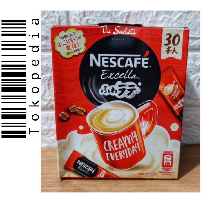 NESCAFE JAPAN EXCELLA FUWA LATTE INSTANT COFFE ( ORIGINAL 30 STICK )