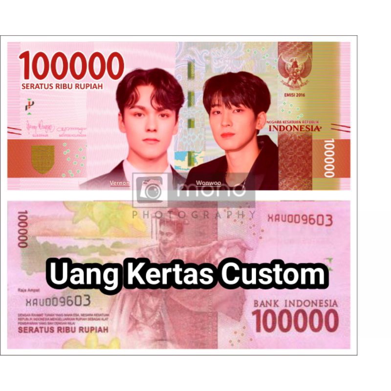 

STIKER / NON - DUIT CUSTOM - UKURAN UANG KERTAS RUPIAH - DIKIRIM 3-4 Hari - BISA BAHAN STIKER / NON