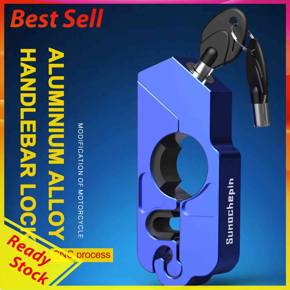 Kunci Grip Sepeda Bahan Aluminum Alloy Tahan Korosi Anti Air Dengan 2 Kunci