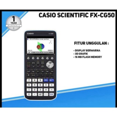 

Jual perkakas KALKULATOR SCIENTIFIC FX CG 50 ORI - CALCULATOR CASIO FX-CG5 Murah