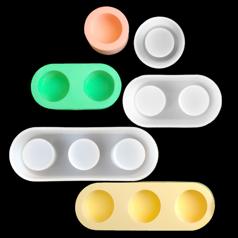 Siy Cetakan Semengypsum Bentuk Bulat Bahan Silikon Untuk Dekorasi Indoor Diy