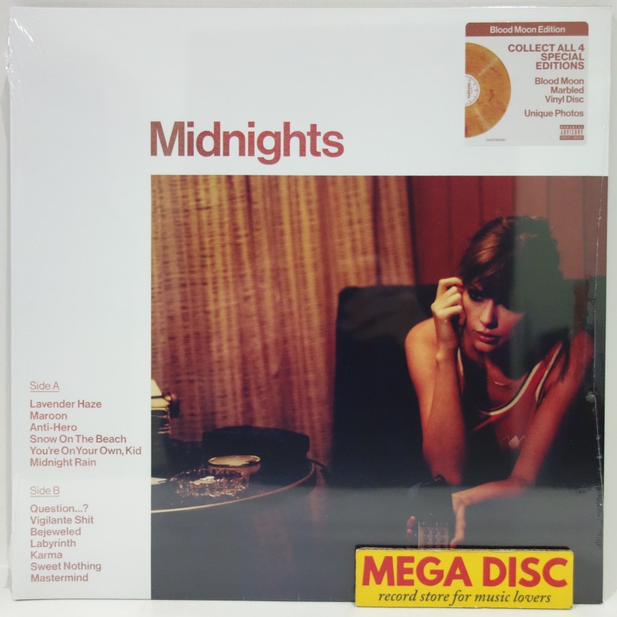 LP Taylor Swift - Midnights Album Vinyl PH - Cek Varian / Barcode