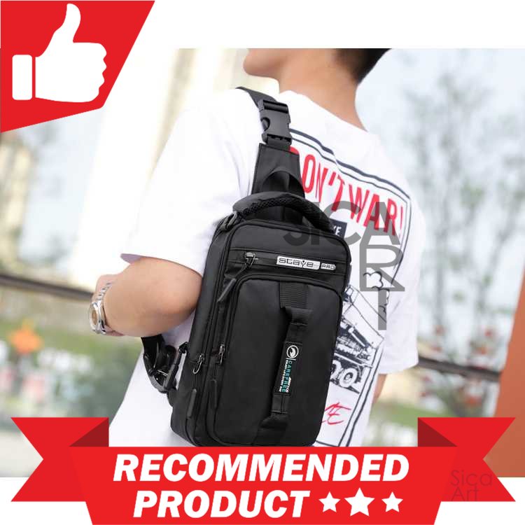 USB Charger Port YINCHUANG Tas Selempang Sling Bag dengan - SY1001