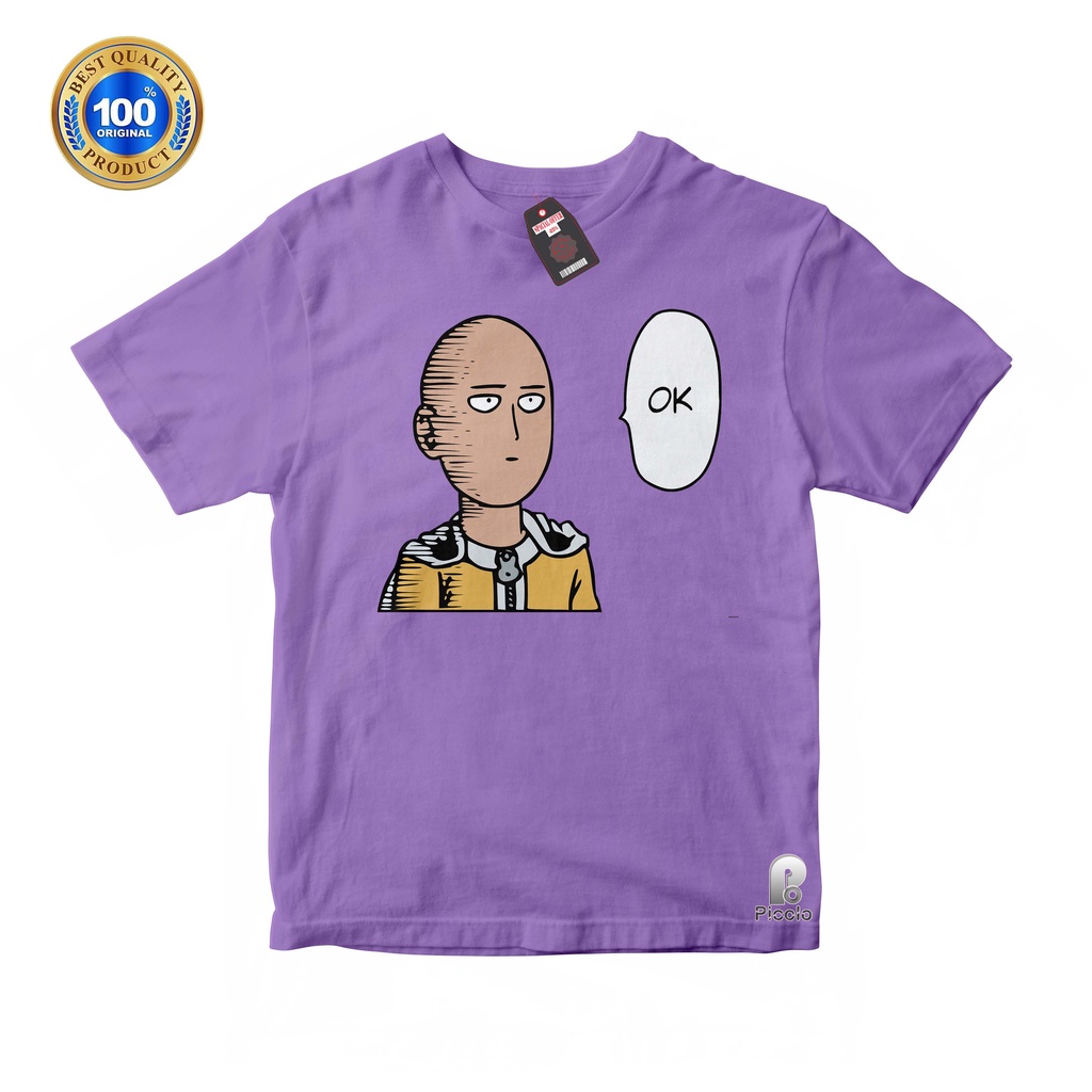 BAJU ANAK KAOS ATASAN ANAK MOTIF ONE PUNCH MAN BAHAN COTTUN