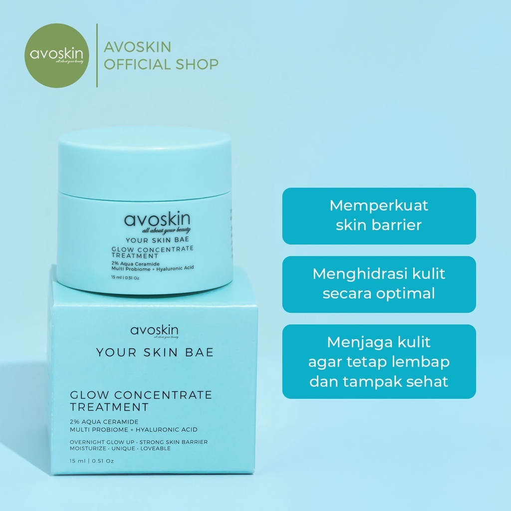 Avoskin Your Skin Bae Glow Concentrate Treatment Aqua Ceramide 15ML